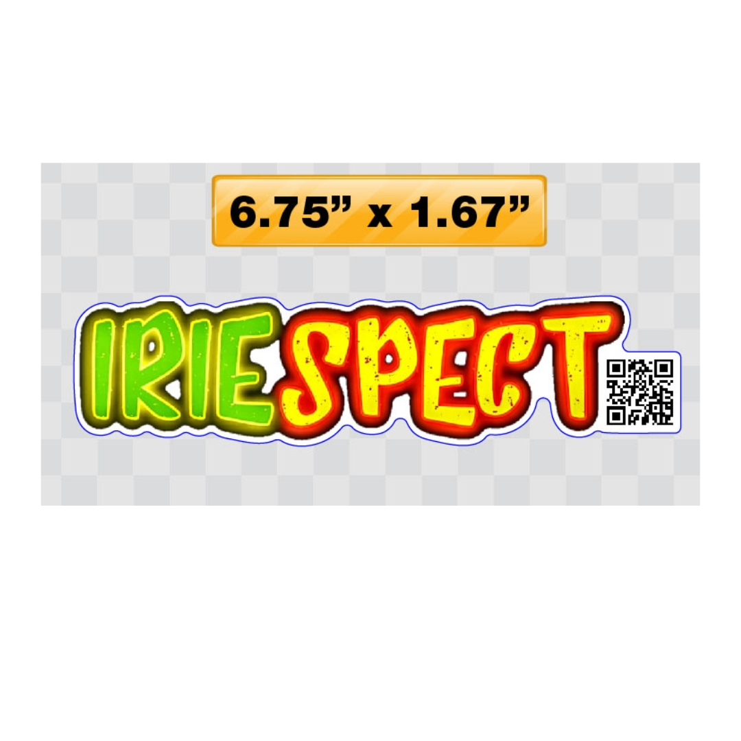 Sticker IRIEspect Name Contour Cut (sold out)