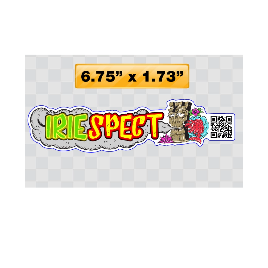 Sticker IRIEspect Tiki Contour Cut (sold out)