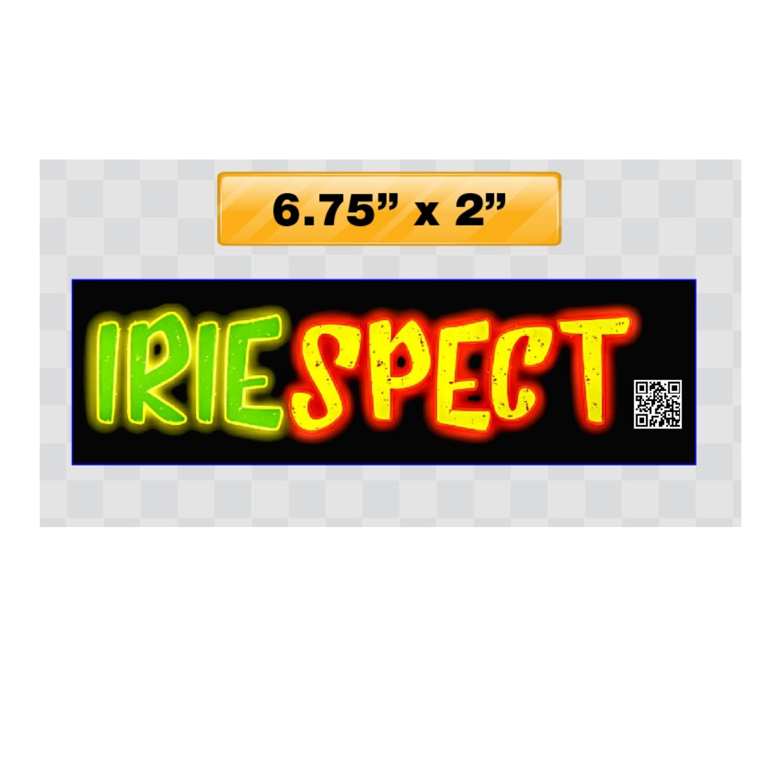 Sticker IRIEspect Name Black