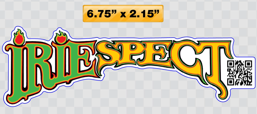 Sticker IRIEspect Name Arch