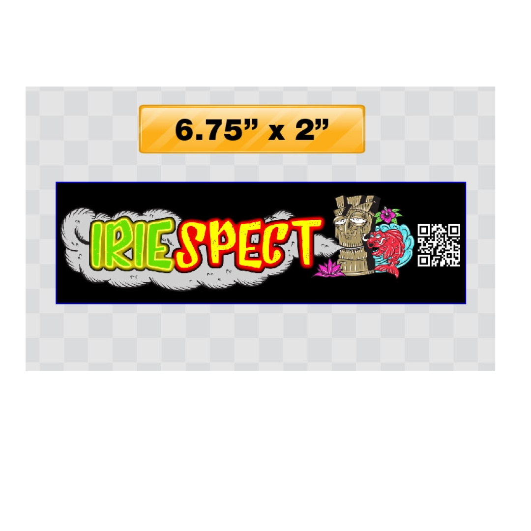 Sticker IRIEspect Tiki Black