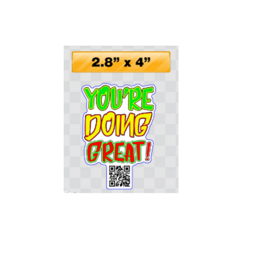 Sticker You're Doing Great! Contour cut (sold out)